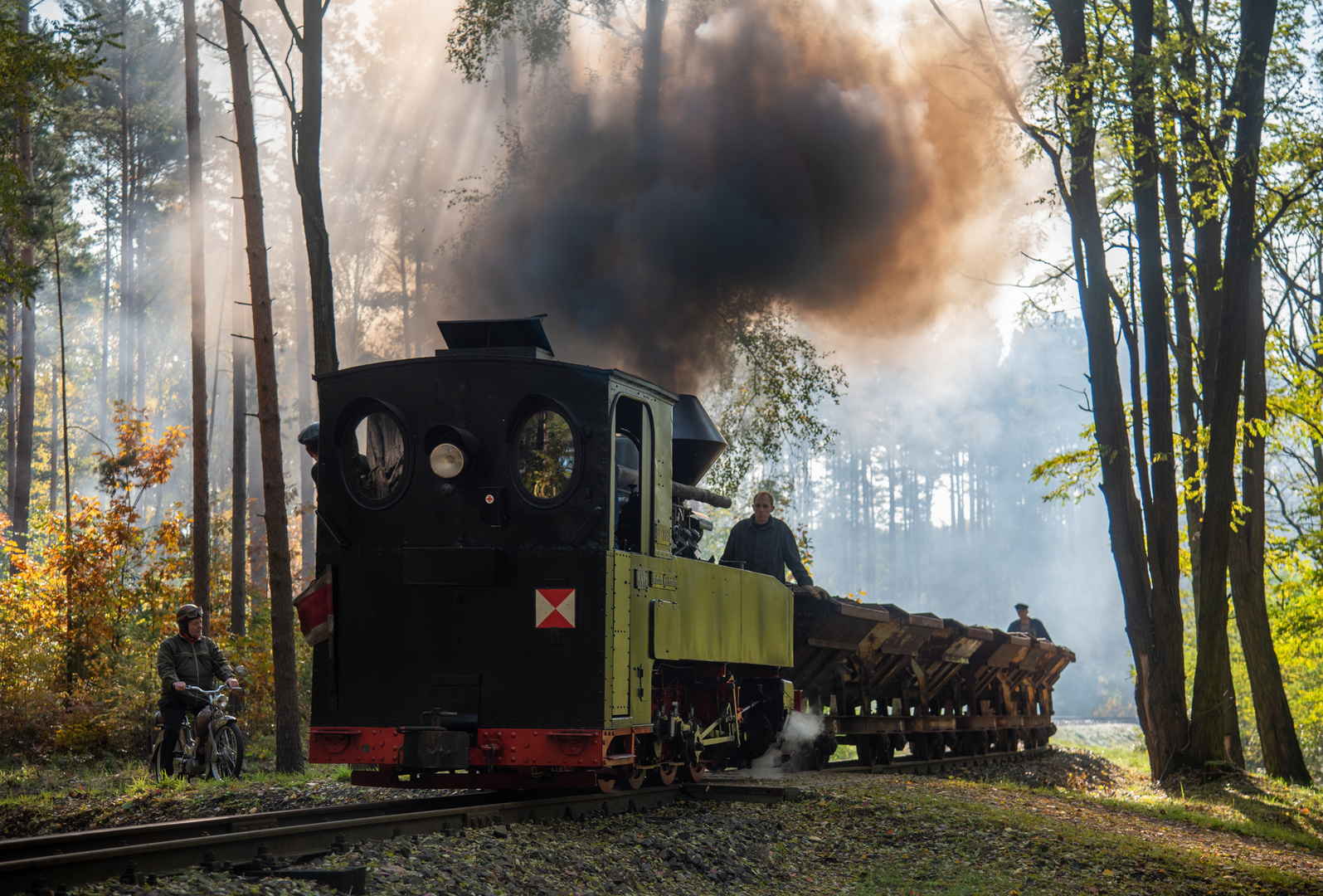 Arbeitszug nach Kromlau