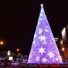 Arbol de Navidad moderno (Obelisco, A Coruña)