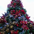 arbol de navidad,de reciclados de botellas plasticas