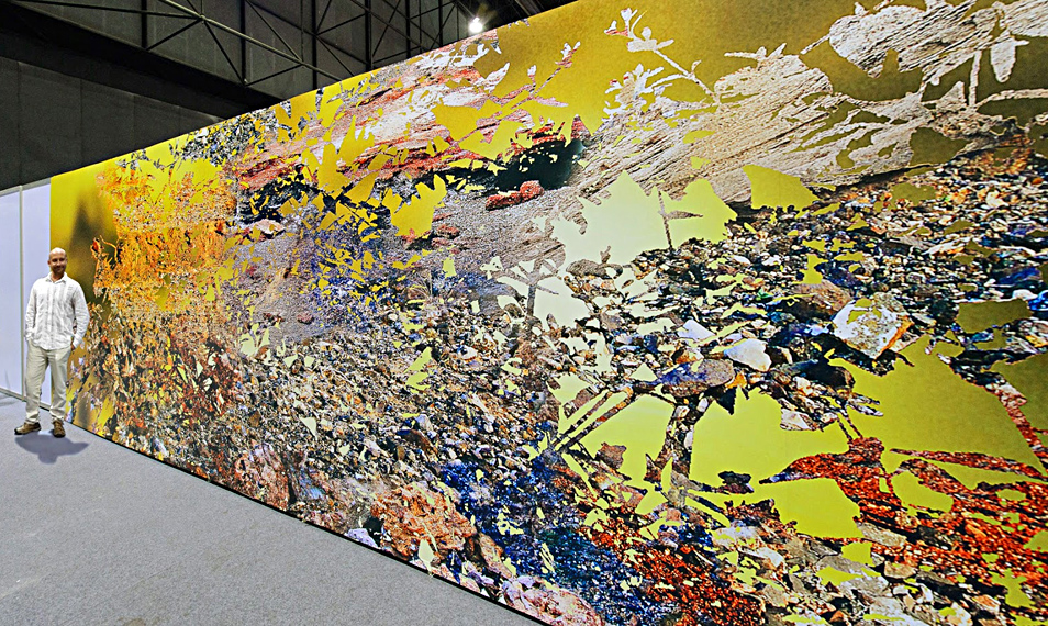 Arboreum Madre Tierra Mural en Tailandia 200x800cms.