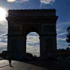 Arc de Triomphe am frühen Abend