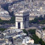 Arc de Triomphe vom Eiffelturm aus