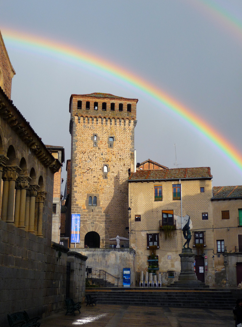 Arc en ciel à Ségovie