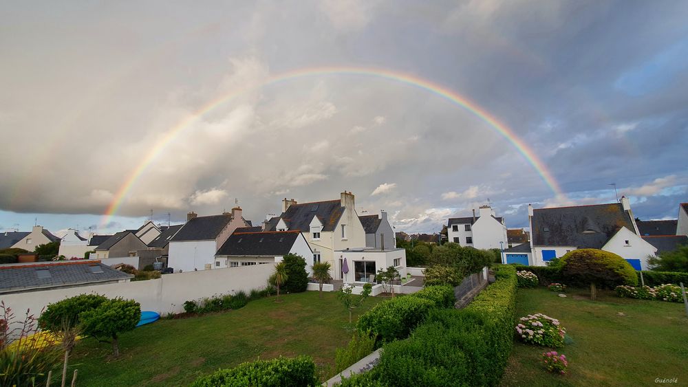 Arc en ciel à St Guénolé