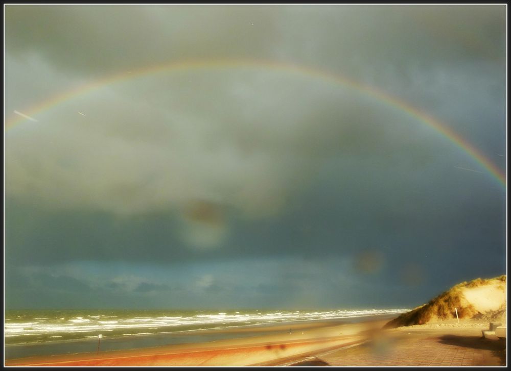 arc en ciel d'hiver