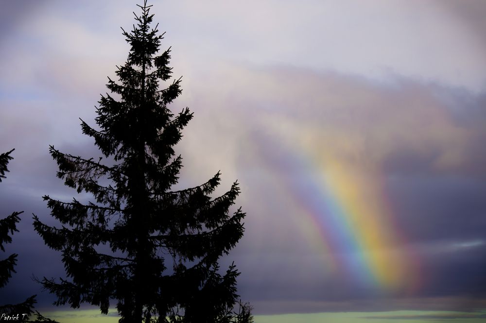 Arc en ciel partiel