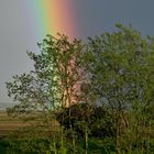 Arc en ciel sur la plaine d'Alsace