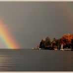 arc en ciel sur le Léman