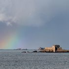 Arc-en-ciel sur le Petit Bé