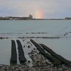 arc en ciel sur l'ile de Tatihou