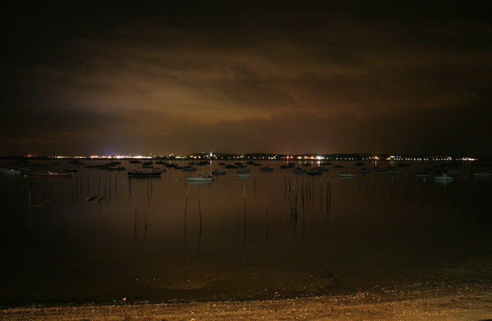 Arcachon bei Nacht