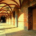 Arcaden Gang an der Marienkirche Lübeck