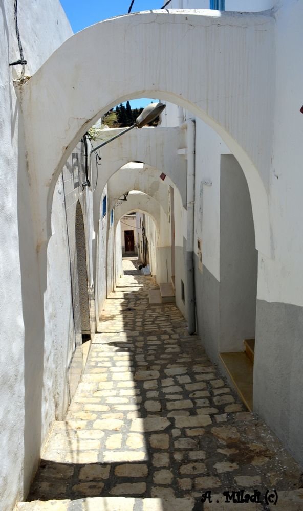 Arcades de la ville de Zaghouan.