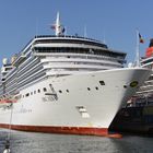 Arcadia and Queen Elizabeth visiting Gibraltar on June 13th 2014