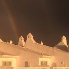 arce en ciel sur les toits d'Estepona