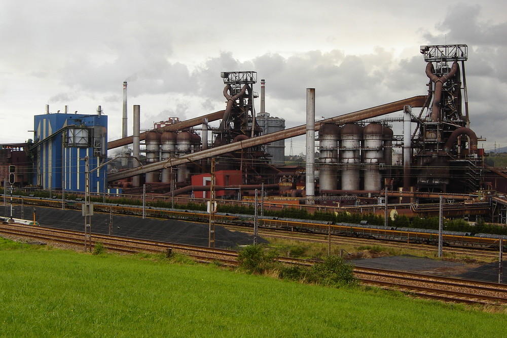 Arcelor - Mittal blast furnaces; Gijon - Northern Spain