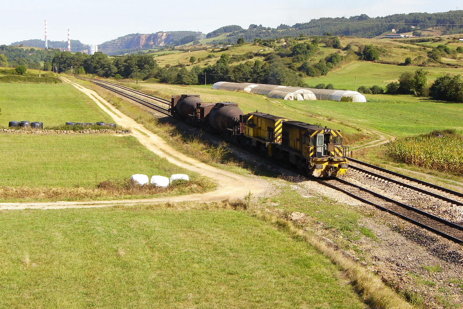 Arcelor Mittal railway - Asturias; Northern Spain.