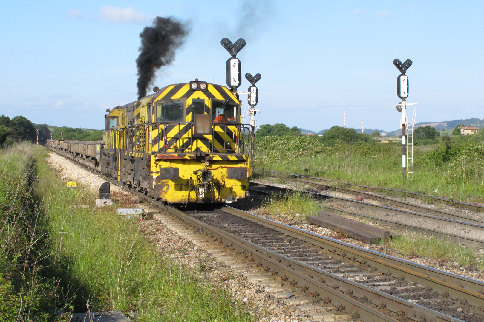 Arcelor Mittal railway. El Valle - Asturias.