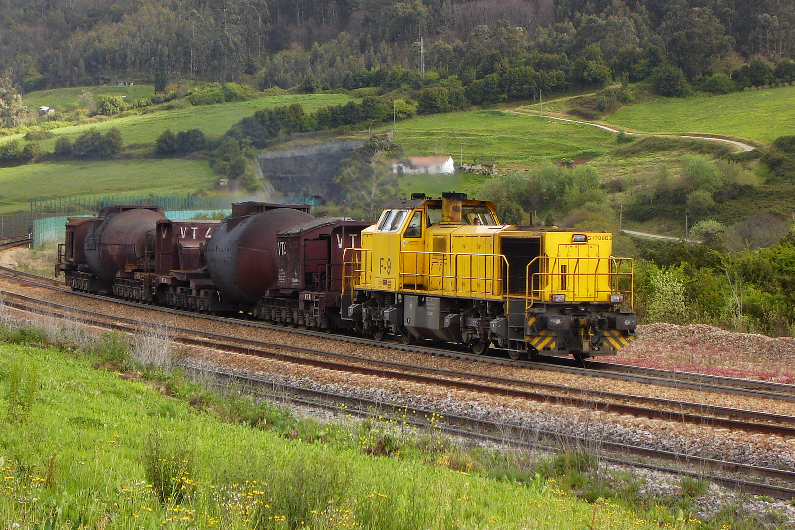 Arcelor railway. Asturias - Northern Spain.