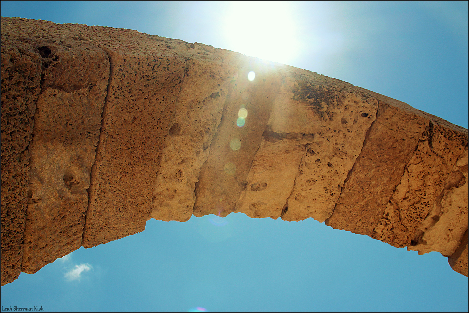 Arch in the sun