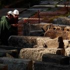 Archäologen im Heiligen Areal