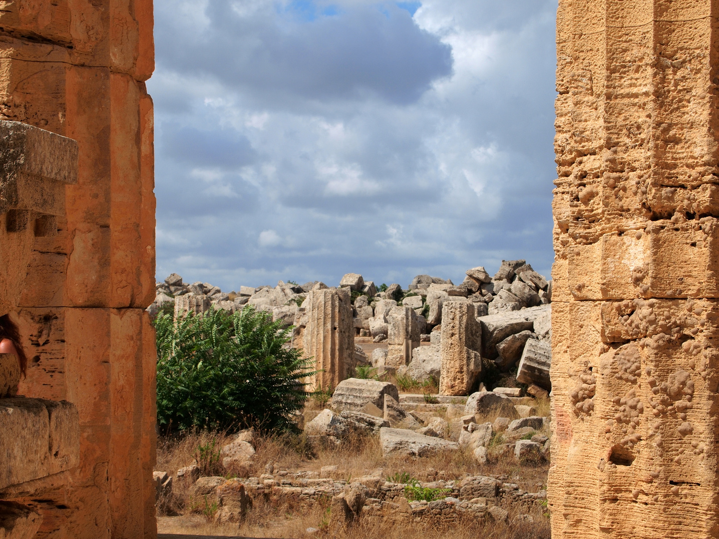 archäologische Fundstätte Selinunte auf Sizilien