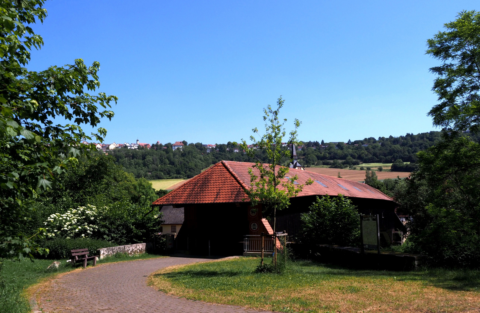 Archenbrücke linke Jagstseite