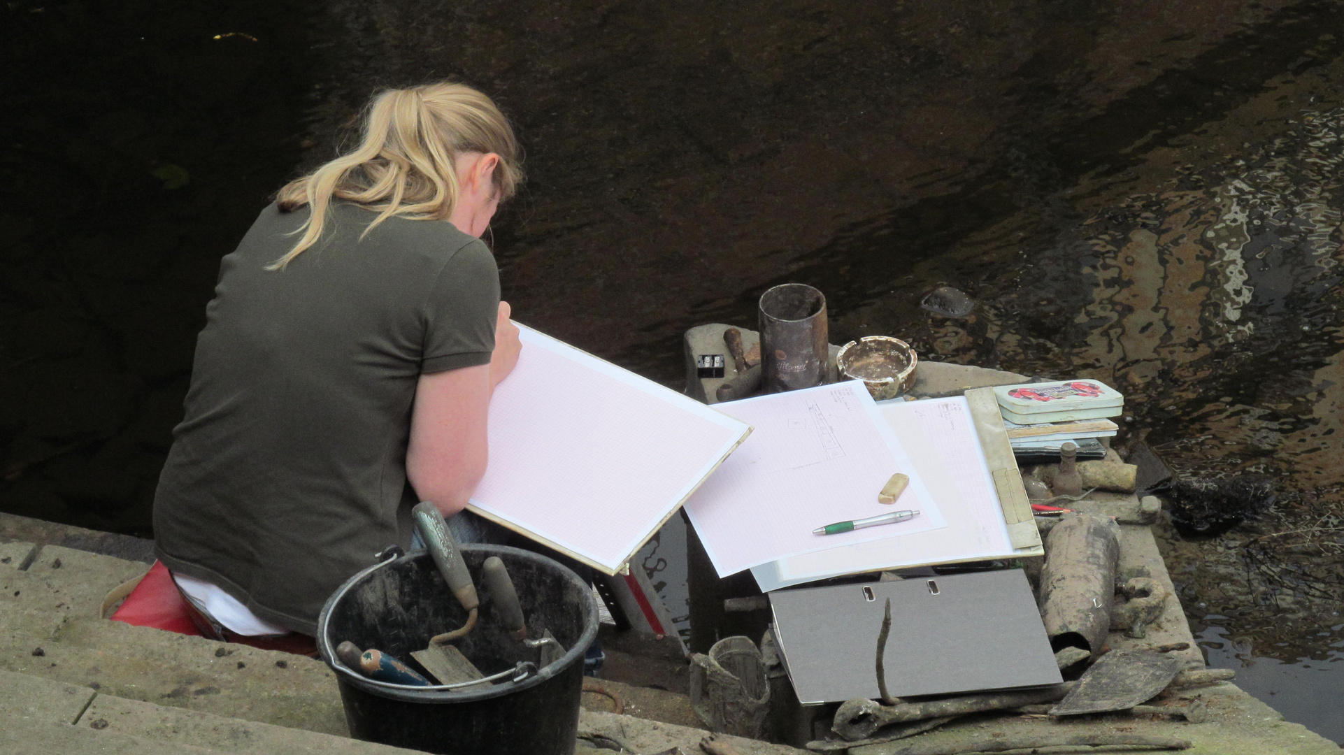 Archeologische Ausgrabungen im Stader Burggraben