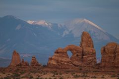 Arches Canyon and Rockies