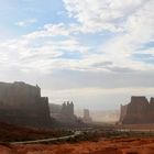 Arches Nationalpark, Utah, USA, kurz nach einem Gewitterregen