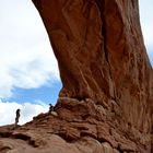 Arches NP: Am Fuß des Windows