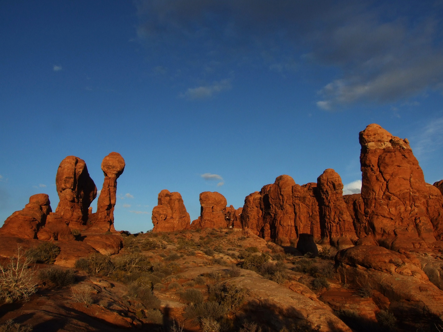 Arches NP; Garden of Eden at Sunset