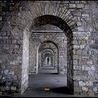 Arches sous le Grand Pont à Lausanne