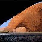 Arches sur la plage de Legzira près de Sidi Ifni -- Bögen am Strand von Legzira nahe Sidi Ifni