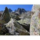 Architektur der Berge. Alp Tschitta oberhalb Bergün.