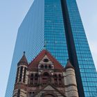 Architektur-Kontraste am Copley Square (Boston)