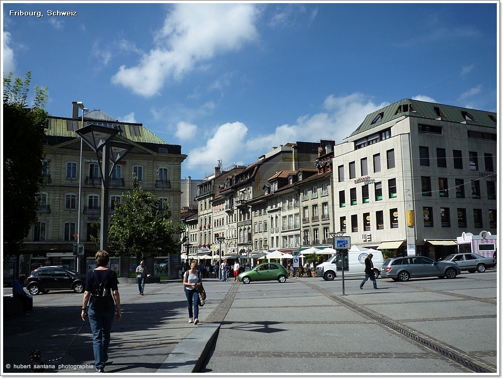 Architektur-Mischmasch in Fribourg