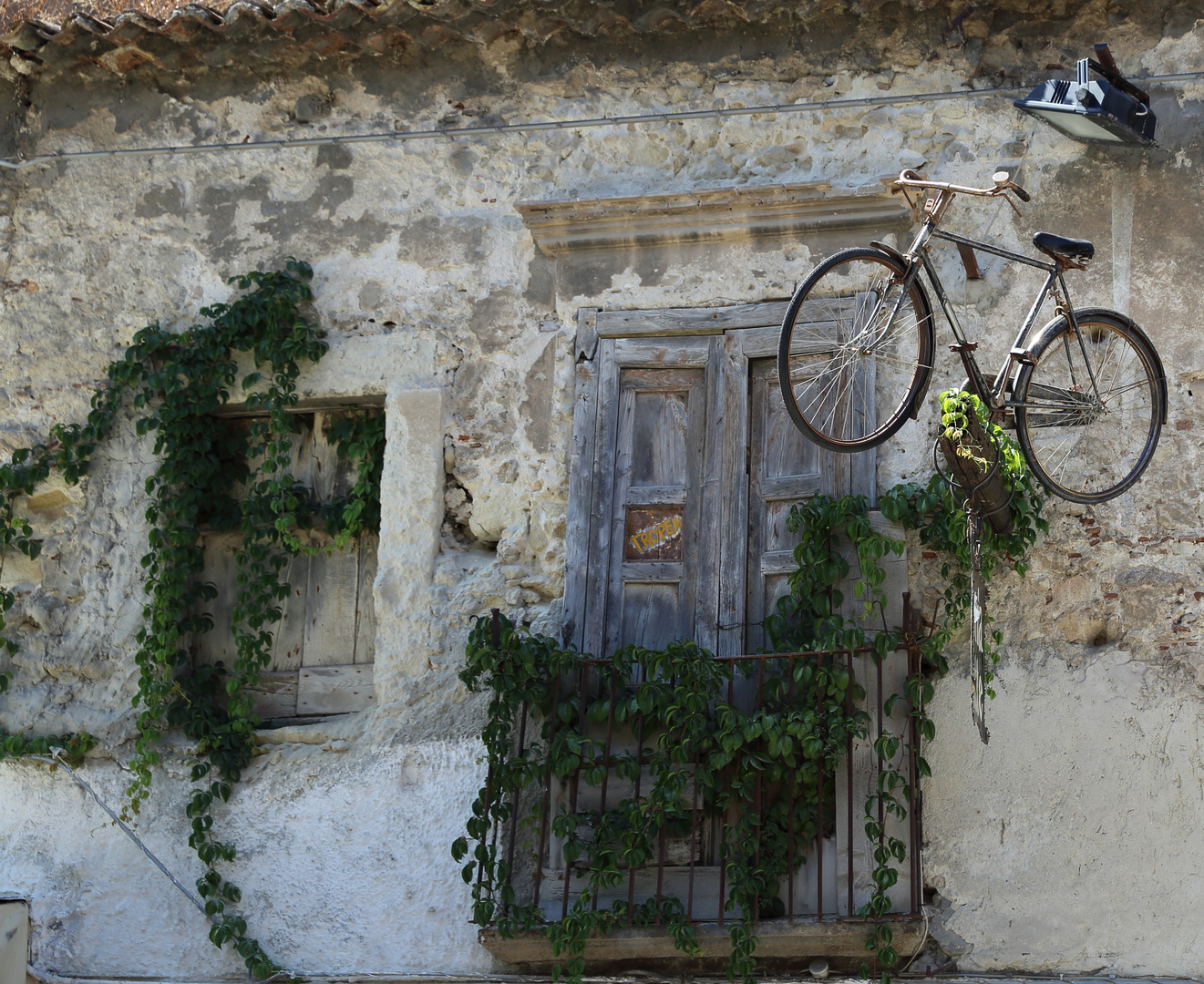 Architektur mit Fahrrad