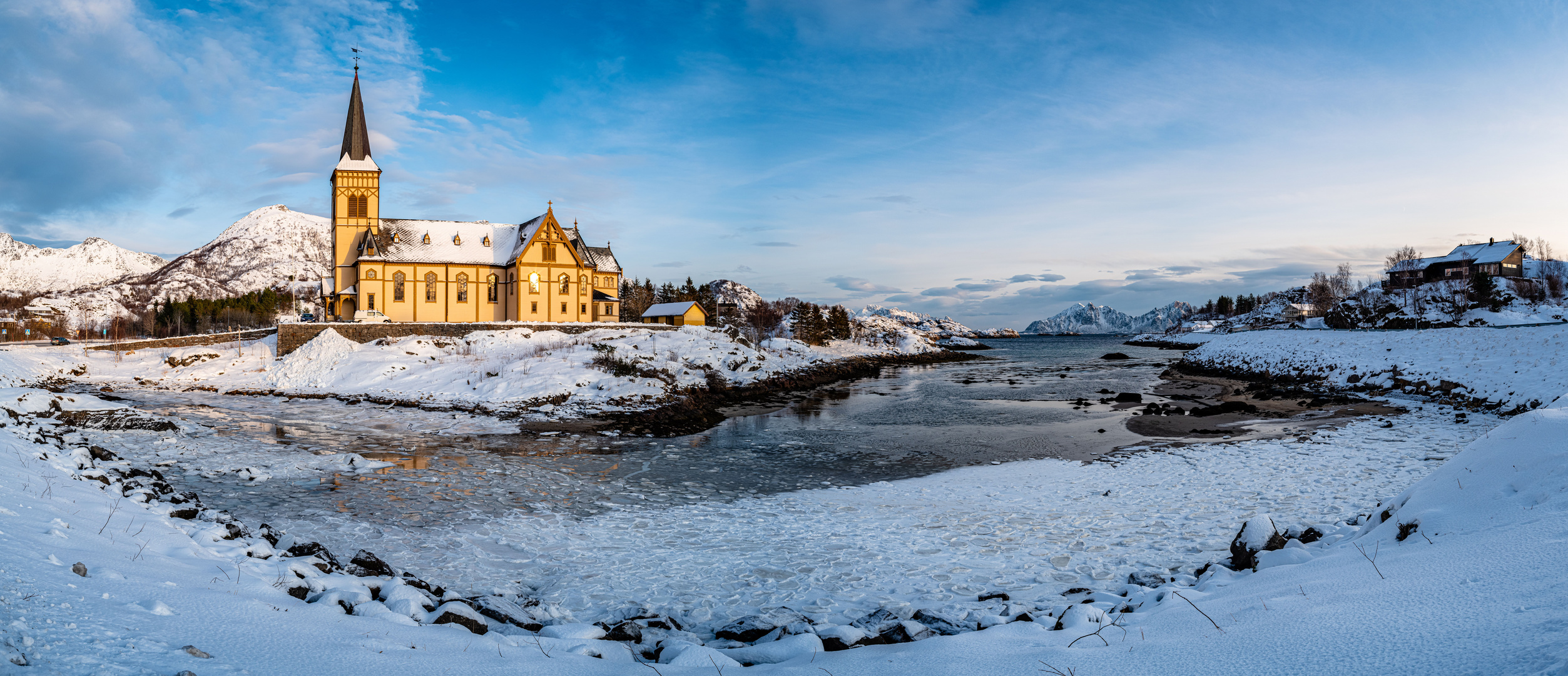 Architektur und Landschaft im Einklang