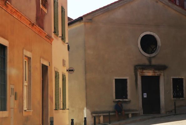 Architekturen im Landesinneren Istrien