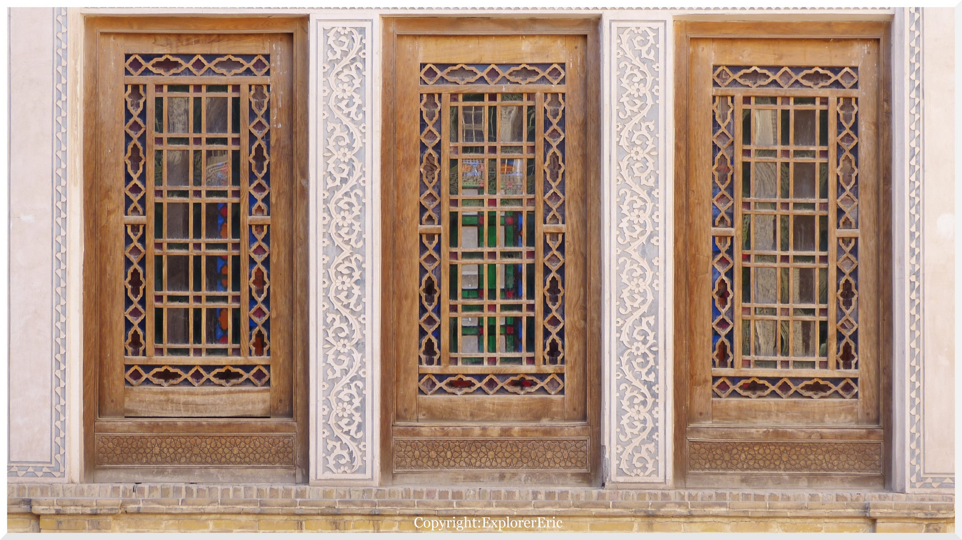 Architekturrdetails in Kashan................