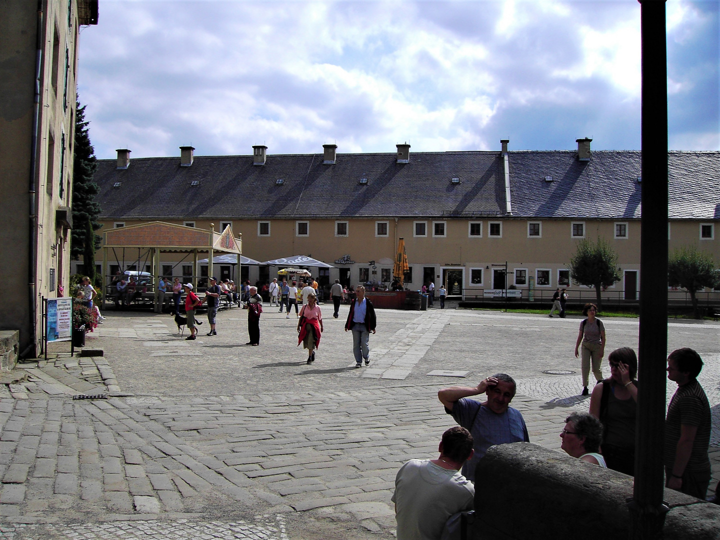 Archiv 17.08.2005  Alltag auf der Festung Königstein