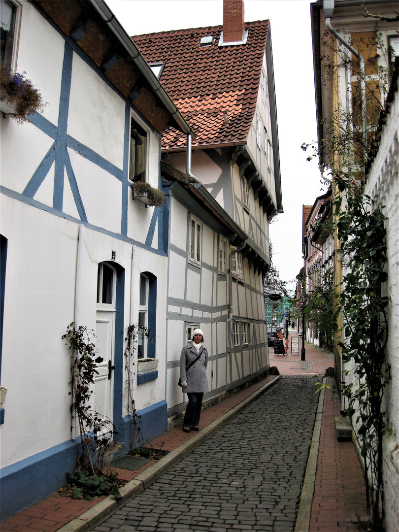 Archiv 28. 11. 2009 Fachwerkgasse in Hildesheim