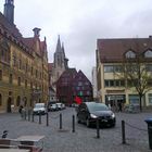 Archiv :Ulm : Links Rathaus-Münster im Hintergrund 24.4.2012