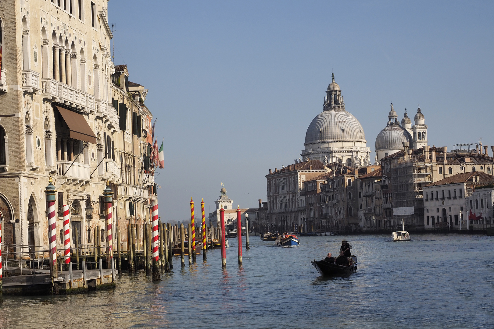 Archiv Venedig Canale Grande mit Chiesa de la Salute