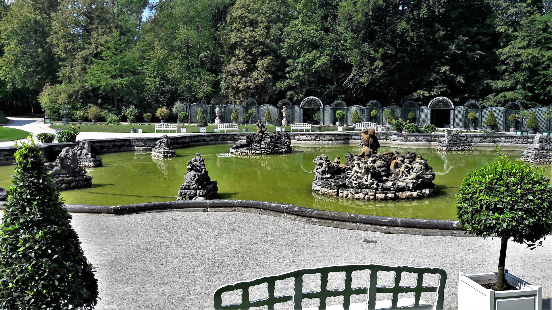 Archiv :Wasserspiele in der Eremitage Bayreuth 11.9.2019