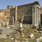 Archologische Ausgrabungen des alten Roms 