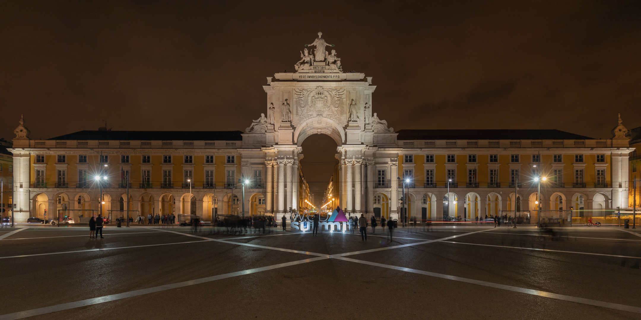 Arco da Rua Augusta - Lissabon by night