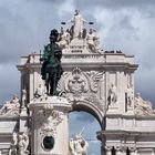 Arco da Rua Augusta mit Reiterstatue 