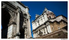 Arco de Septimio - Iglesia de San Lucas y Santa Martina